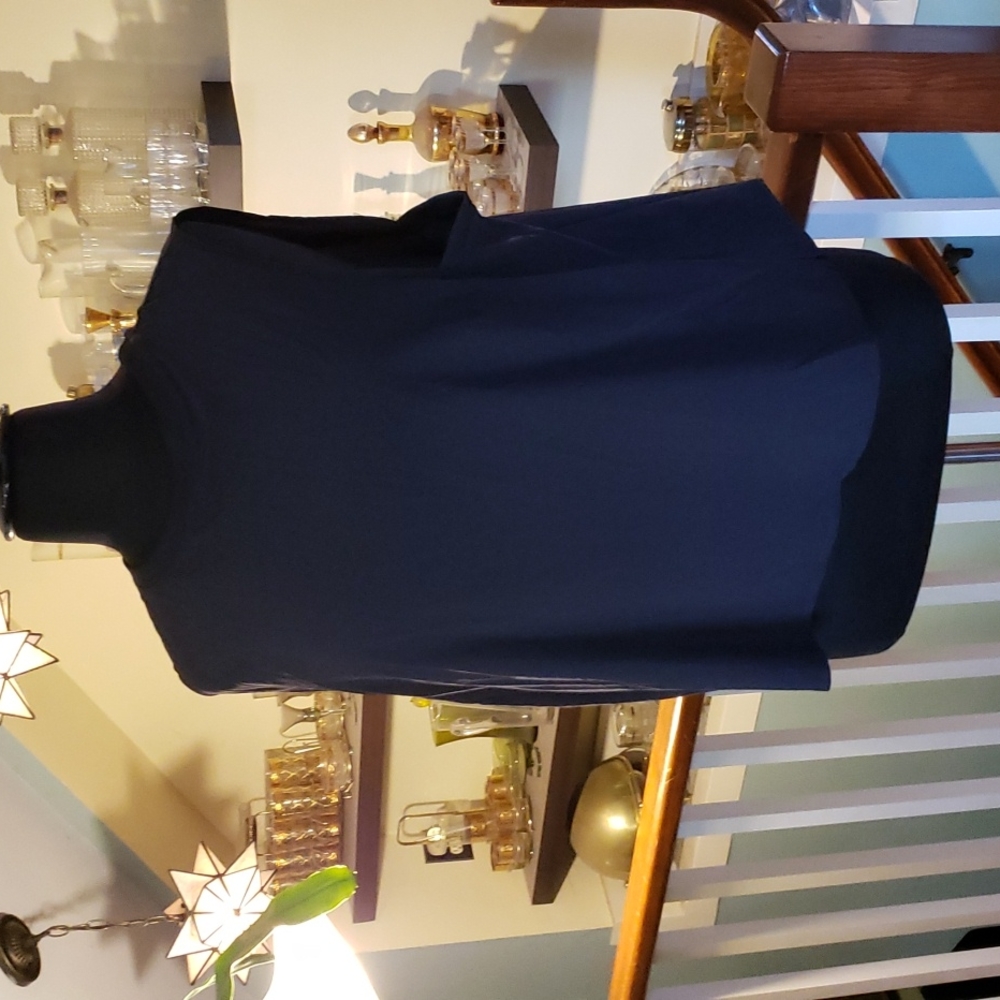 All in Motion Activewear Sleeveless Womens Relaxed Fit Black Top